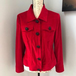 Red Velvet Jacket